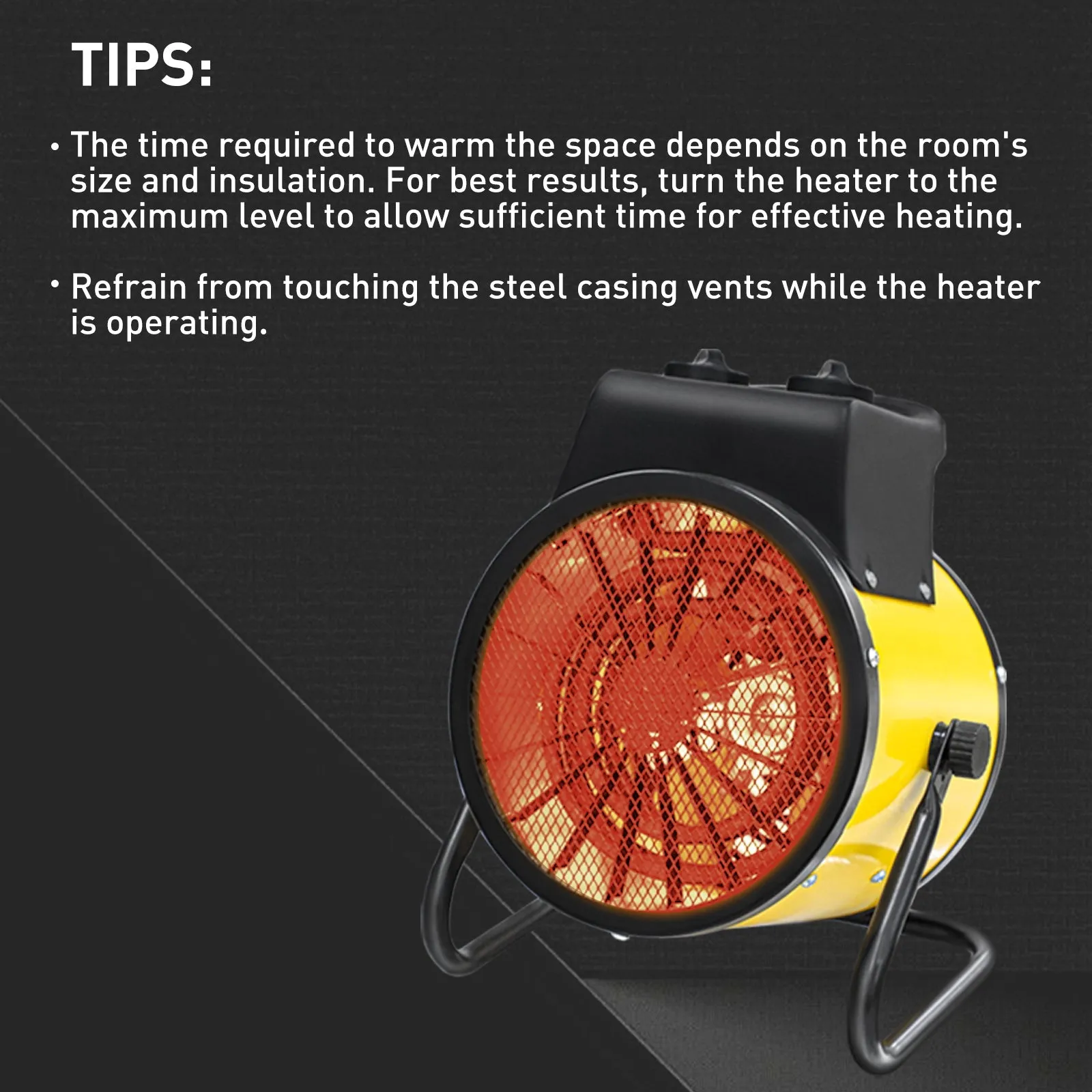 1500W Outdoor Heater,Yellow