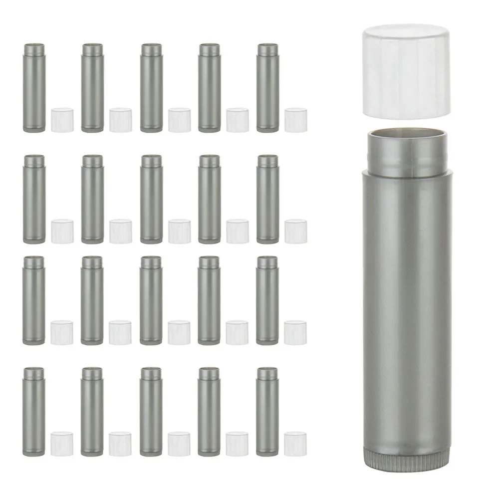 20 Pc Lip Balm Tubes Empty Lipstick Containers DIY Cosmetic Chapstick BPA Free