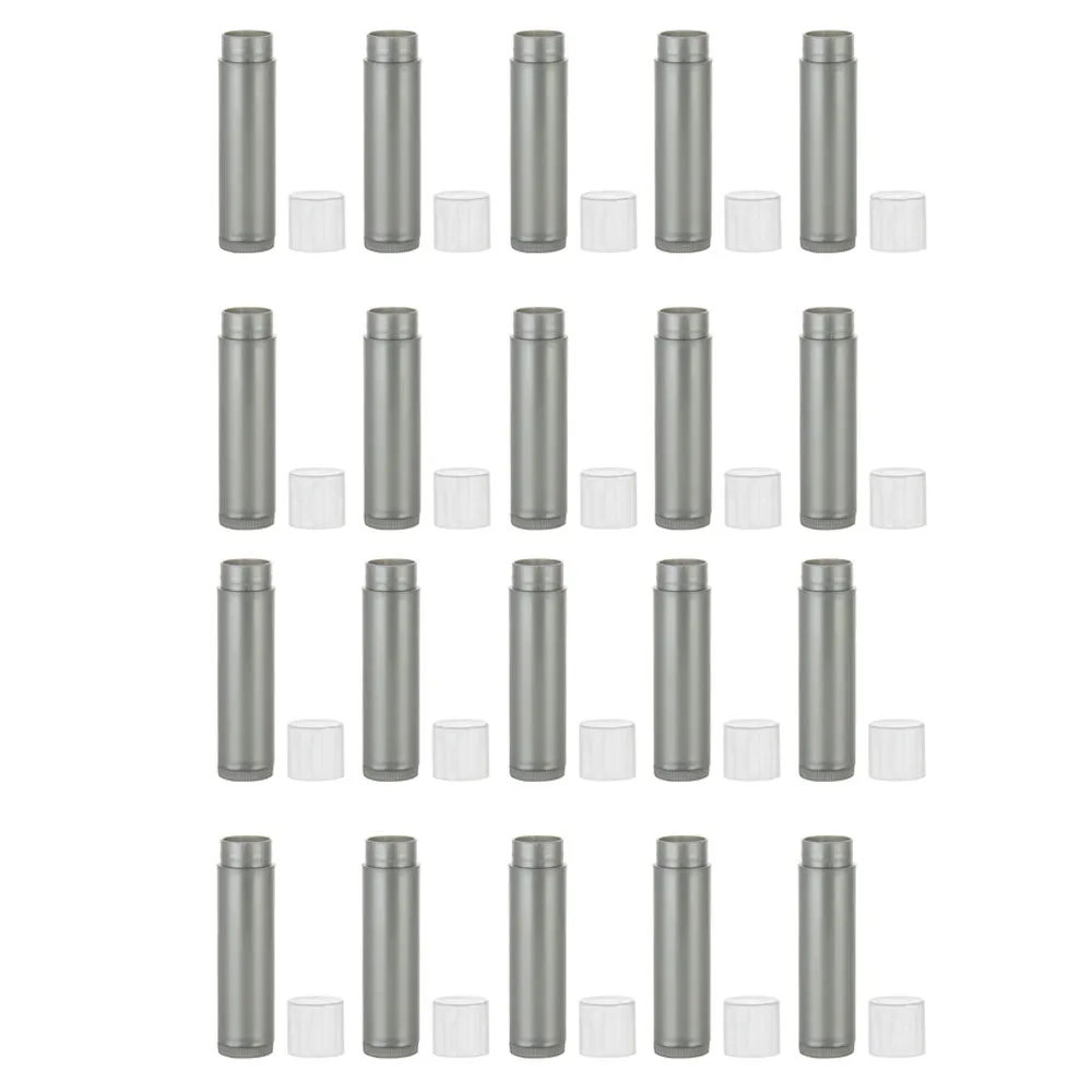 20 Pc Lip Balm Tubes Empty Lipstick Containers DIY Cosmetic Chapstick BPA Free