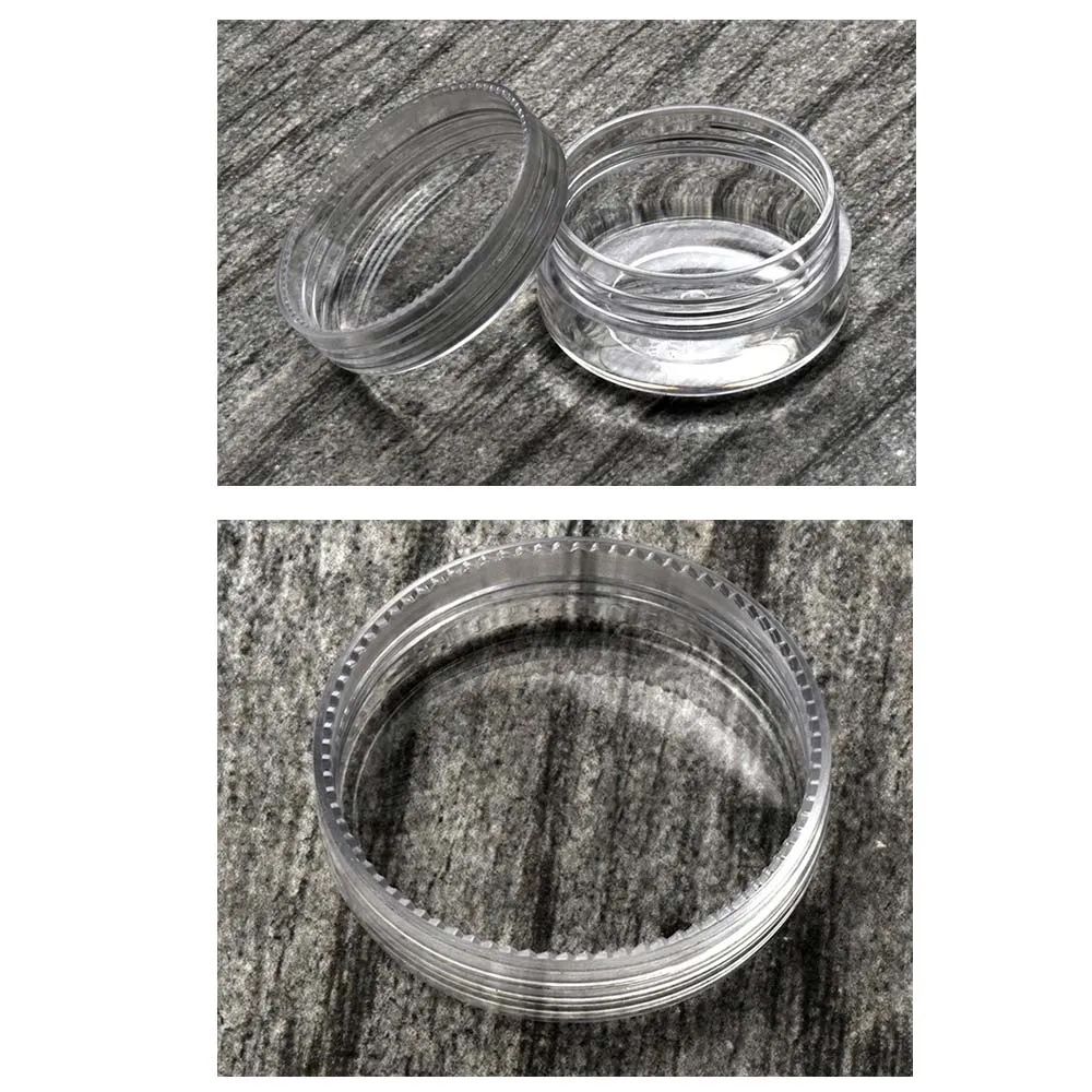 24 Pack Small Clear Jewelry Storage Containers Round Crafts Beads Organizer Box