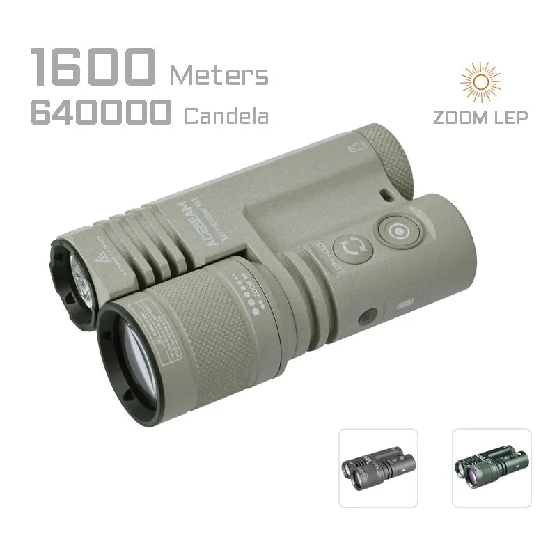 Acebeam Terminator M1 Dual Head LEP Flashlight