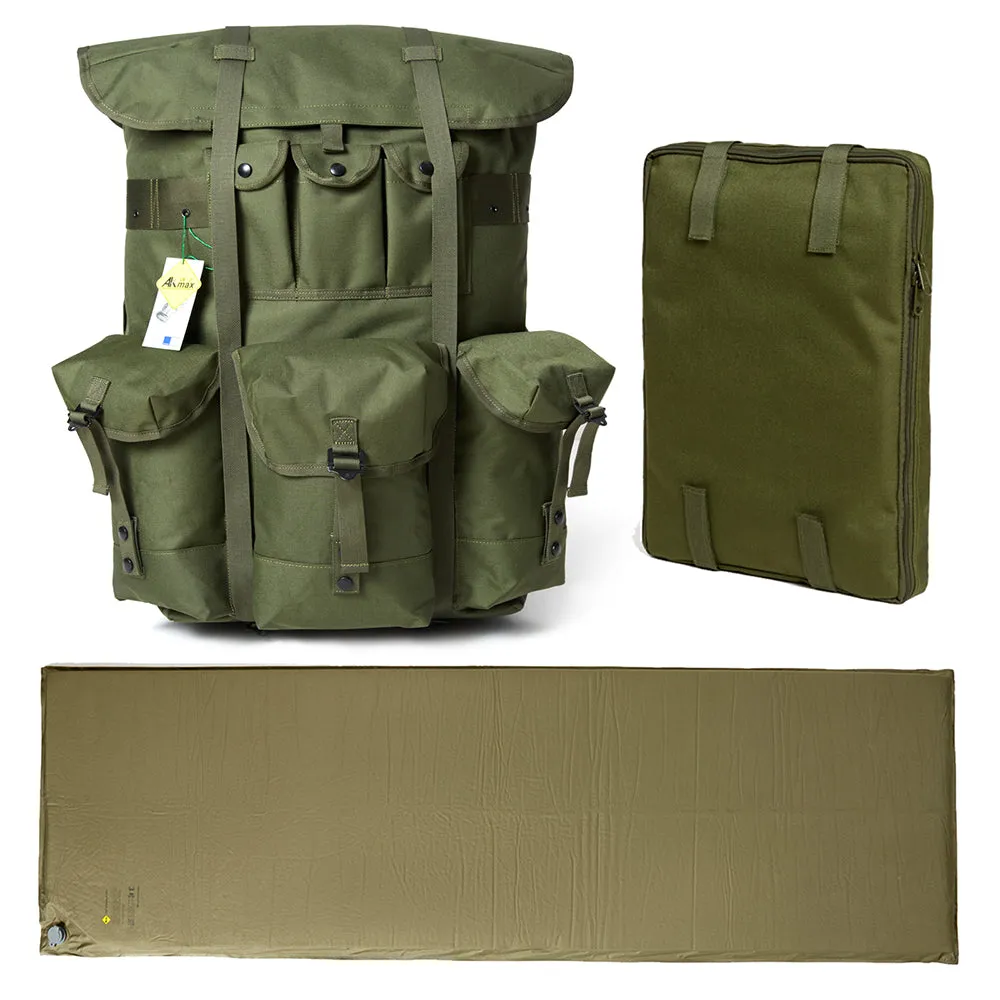 Akmax Alice Large  Pack System with Alloy Frame and Embedded Air Self-Inflating Camp Mat