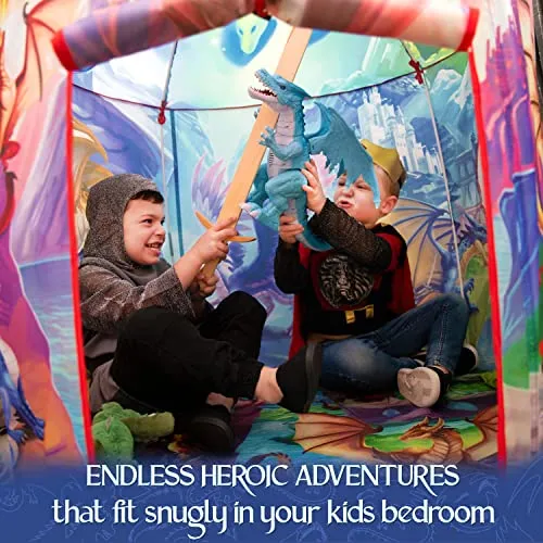 Dragon Hero Kids Tent with Roar Button