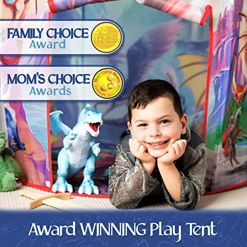 Dragon Hero Kids Tent with Roar Button