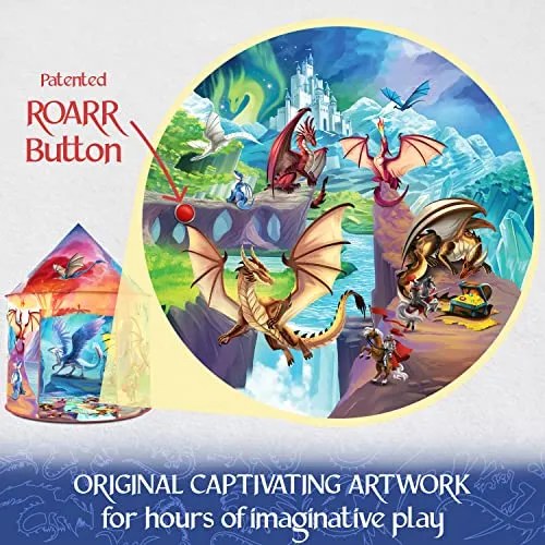 Dragon Hero Kids Tent with Roar Button