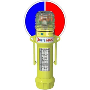 E-flare 939-UB293-R/B 8" Safety & Emergency Beacon - Alternating Red/Blue