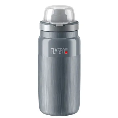 Elite Bottle, Fly Mtb Tex Grey, 550Ml Fly Mtb Tex  Hydration