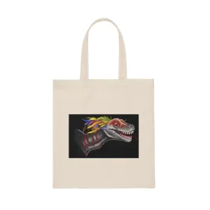 Feathered Raptor Canvas Tote Bag