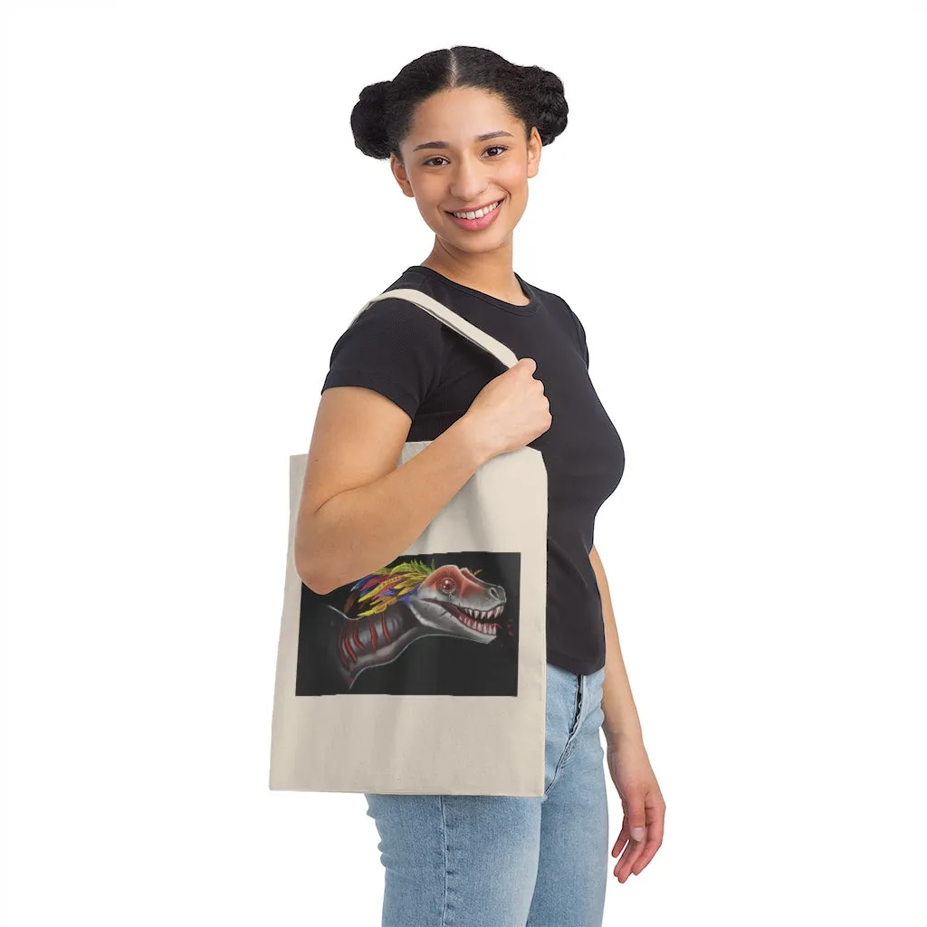 Feathered Raptor Canvas Tote Bag