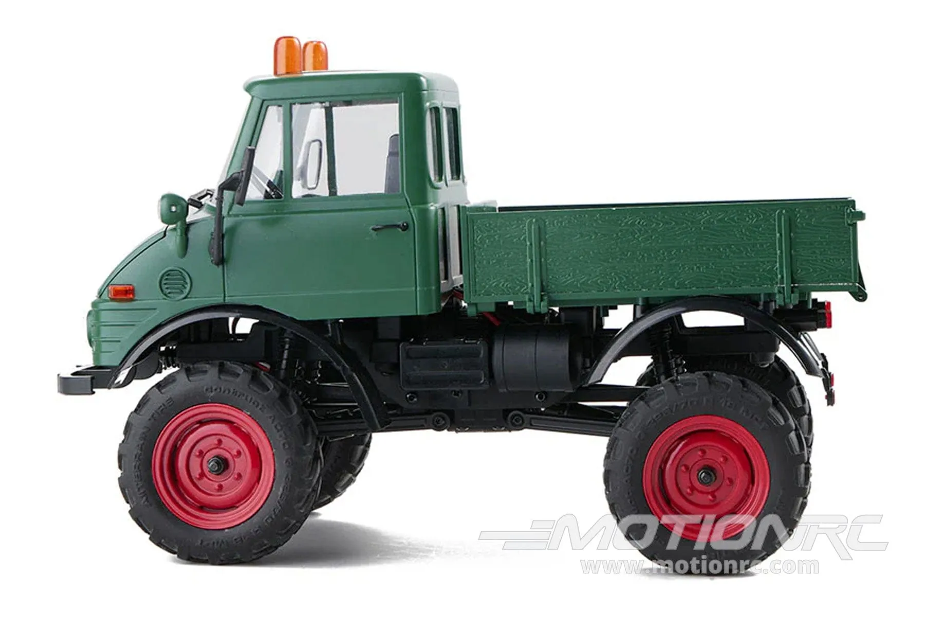 FMS FCX24 Green Mercedes-Benz Unimog 421 1/24 Scale 4WD Crawler - RTR