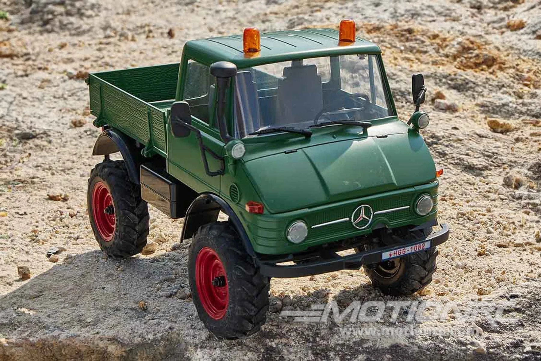 FMS FCX24 Green Mercedes-Benz Unimog 421 1/24 Scale 4WD Crawler - RTR