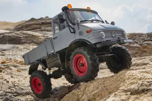 FMS FCX24 Grey Mercedes-Benz Unimog 421 1/24 Scale 4WD Crawler - RTR