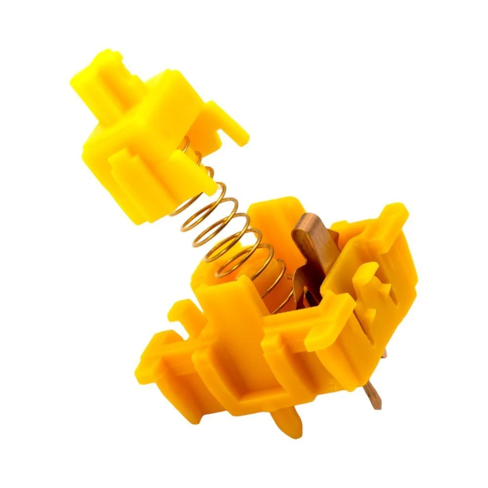 Gateron Golden Yellow Cap V2 | Linear Switch