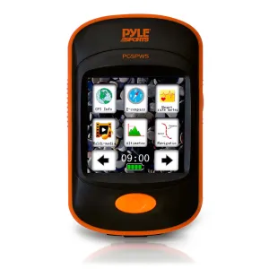 Gps Navigation Sporting Unit With Built-In Mp3 Player, Pedometer, Speedometer, Altimeter, Barometer, Compass, Weather Forecasting, Lcd Touchscreen Display  Flash Memory