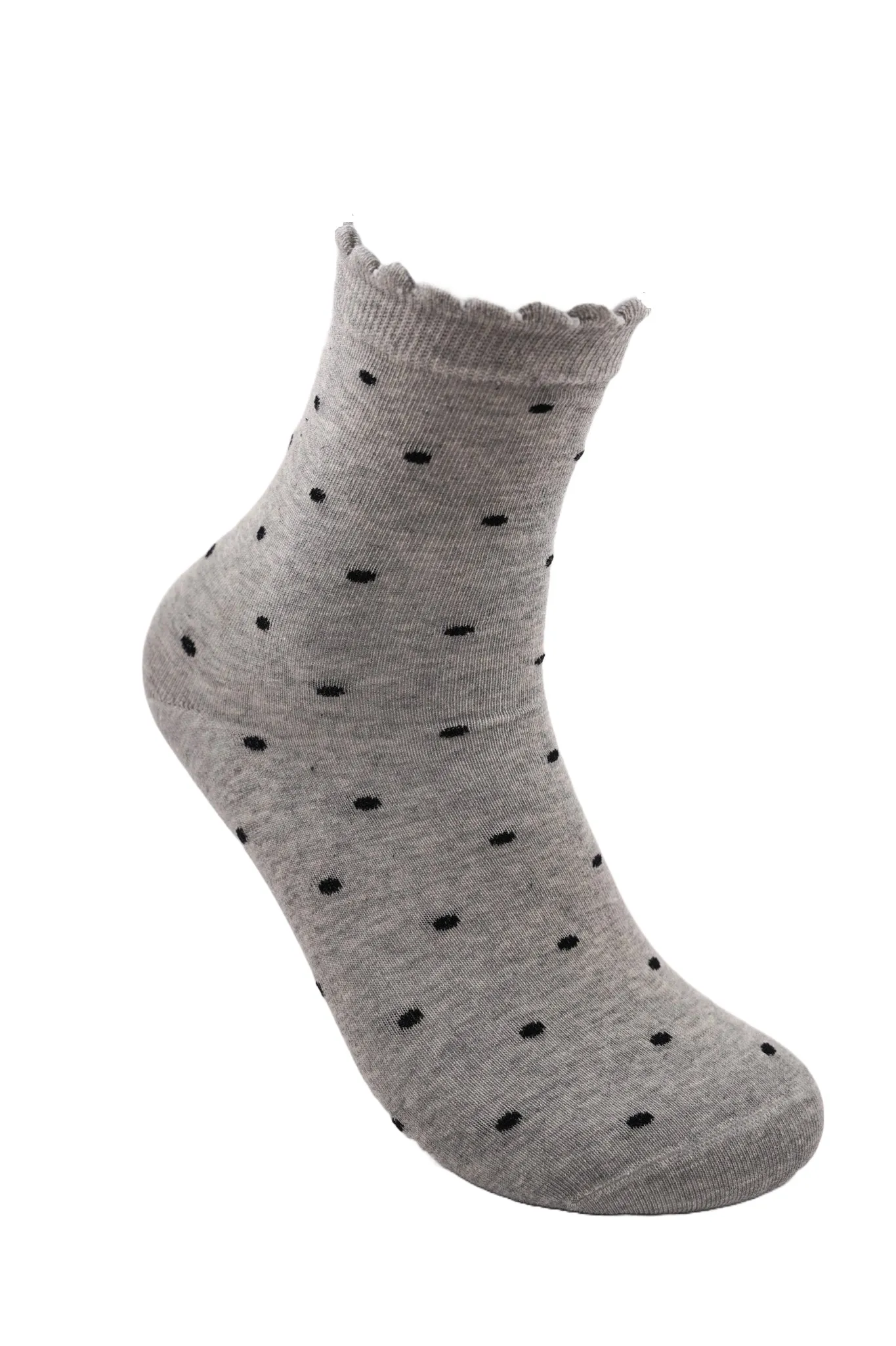 Grey Spot Socks