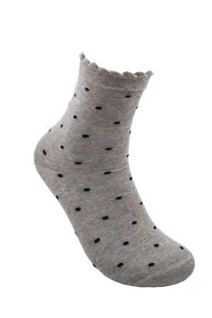 Grey Spot Socks