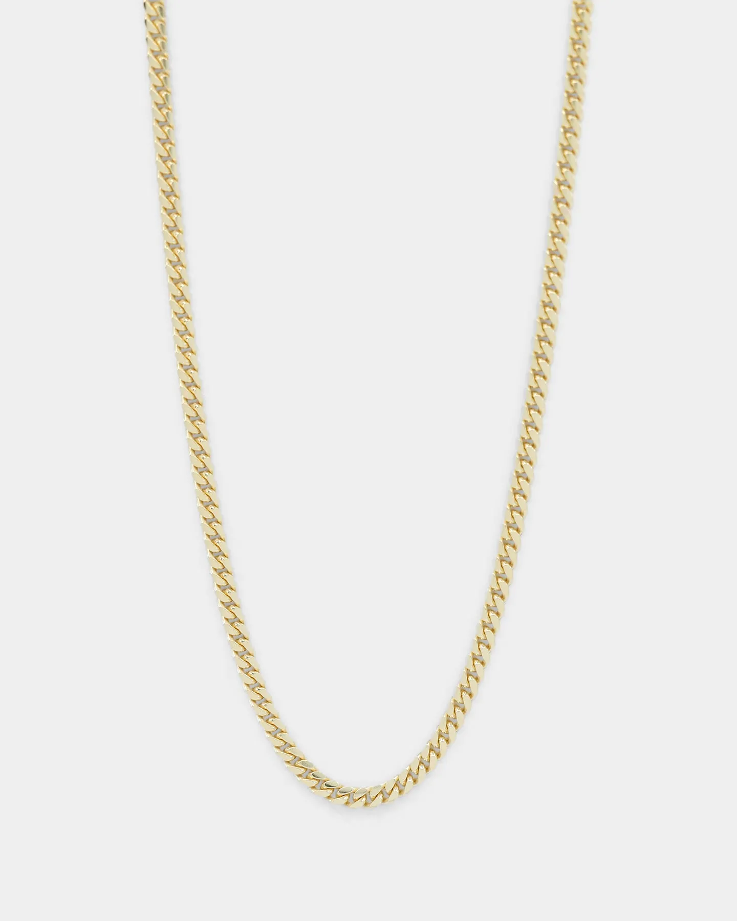 House Of Auric Cuban Link 2.5mm 24" Chain 18K Gold Vermeil
