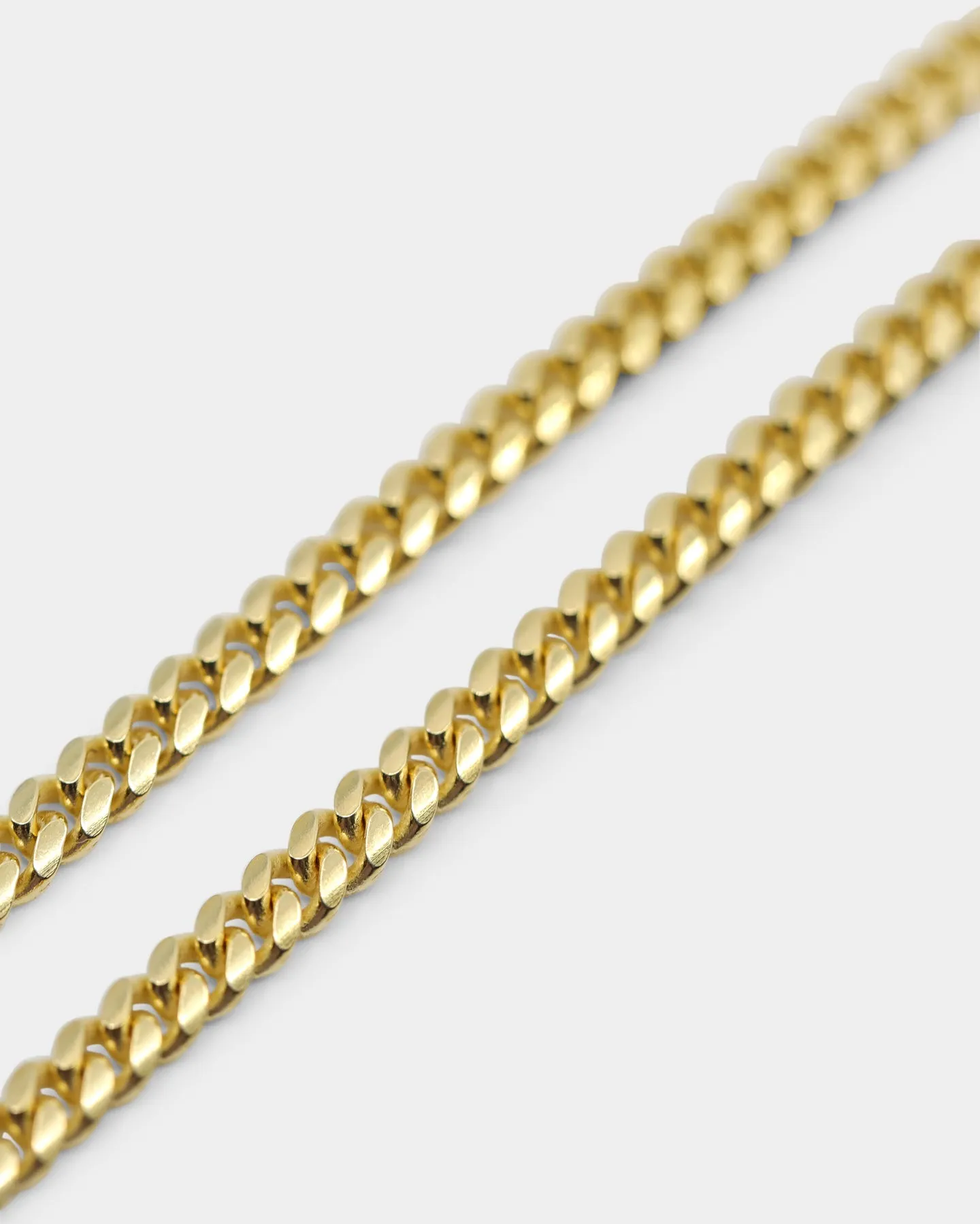 House Of Auric Cuban Link 2.5mm 24" Chain 18K Gold Vermeil