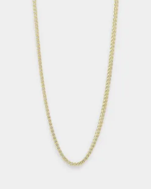 House Of Auric Franco 2.2mm 24" Chain 18k Gold Vermeil