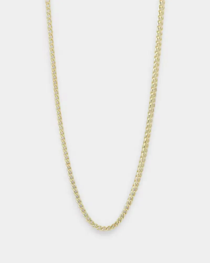 House Of Auric Franco 2.2mm 24" Chain 18k Gold Vermeil