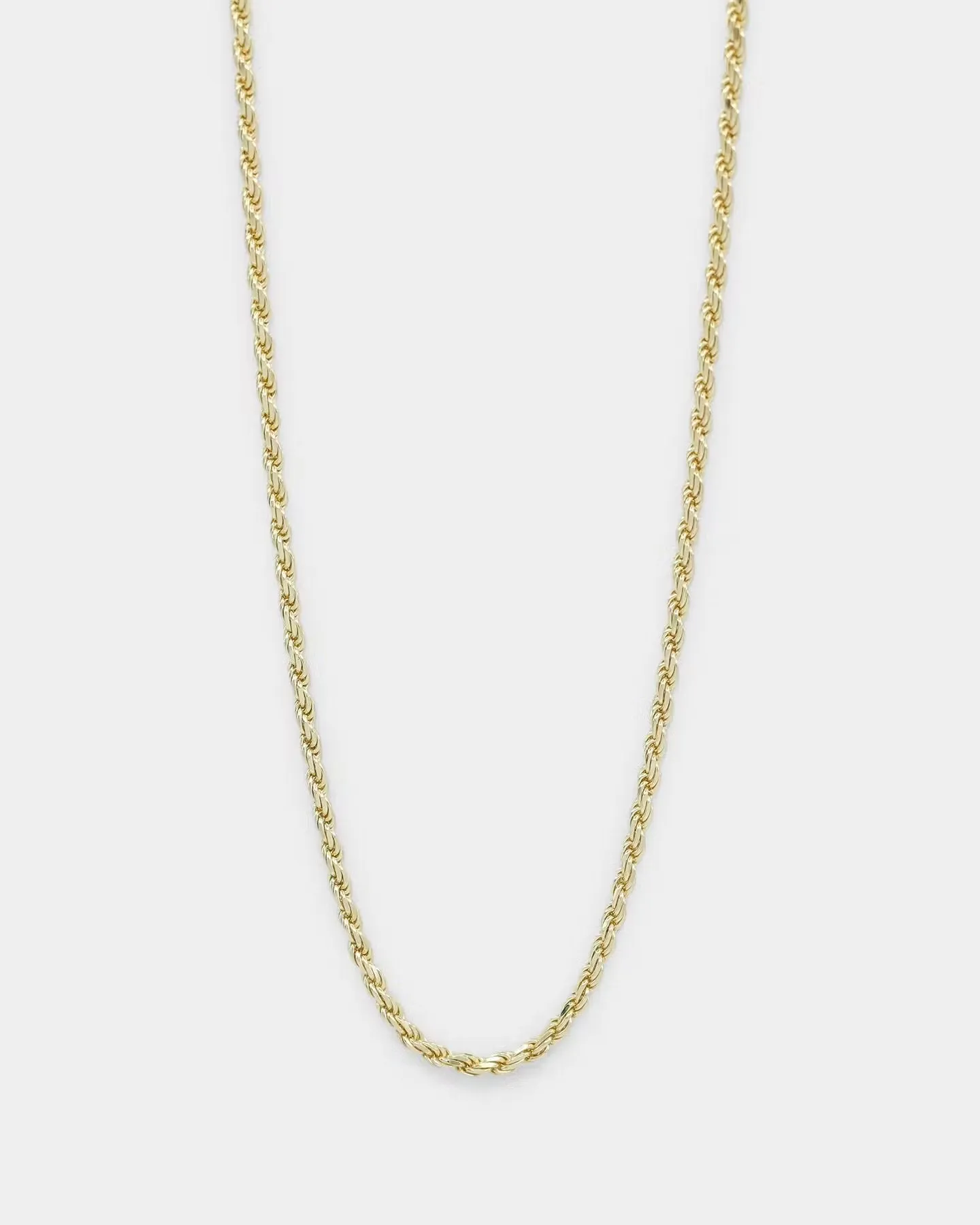 House Of Auric Rope 2mm 20" Chain 18k Gold Vermeil