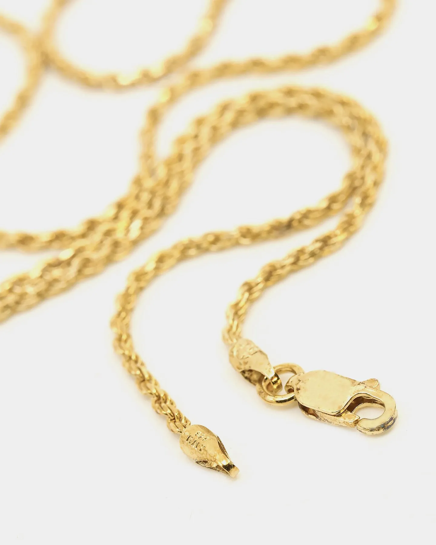 House Of Auric Rope 2mm 20" Chain 18k Gold Vermeil