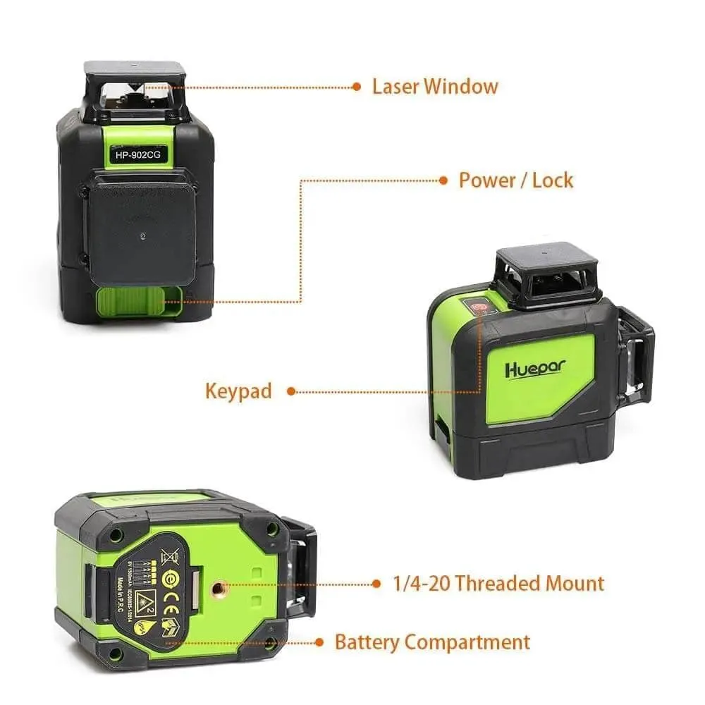 Huepar 902CG Laser Level