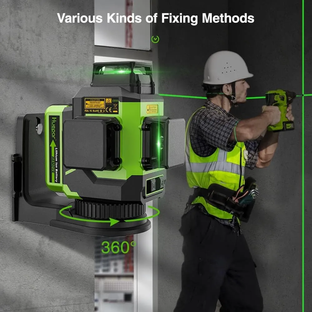 Advanced Huepar LS03CG Green Laser Level for Precision and Efficiency