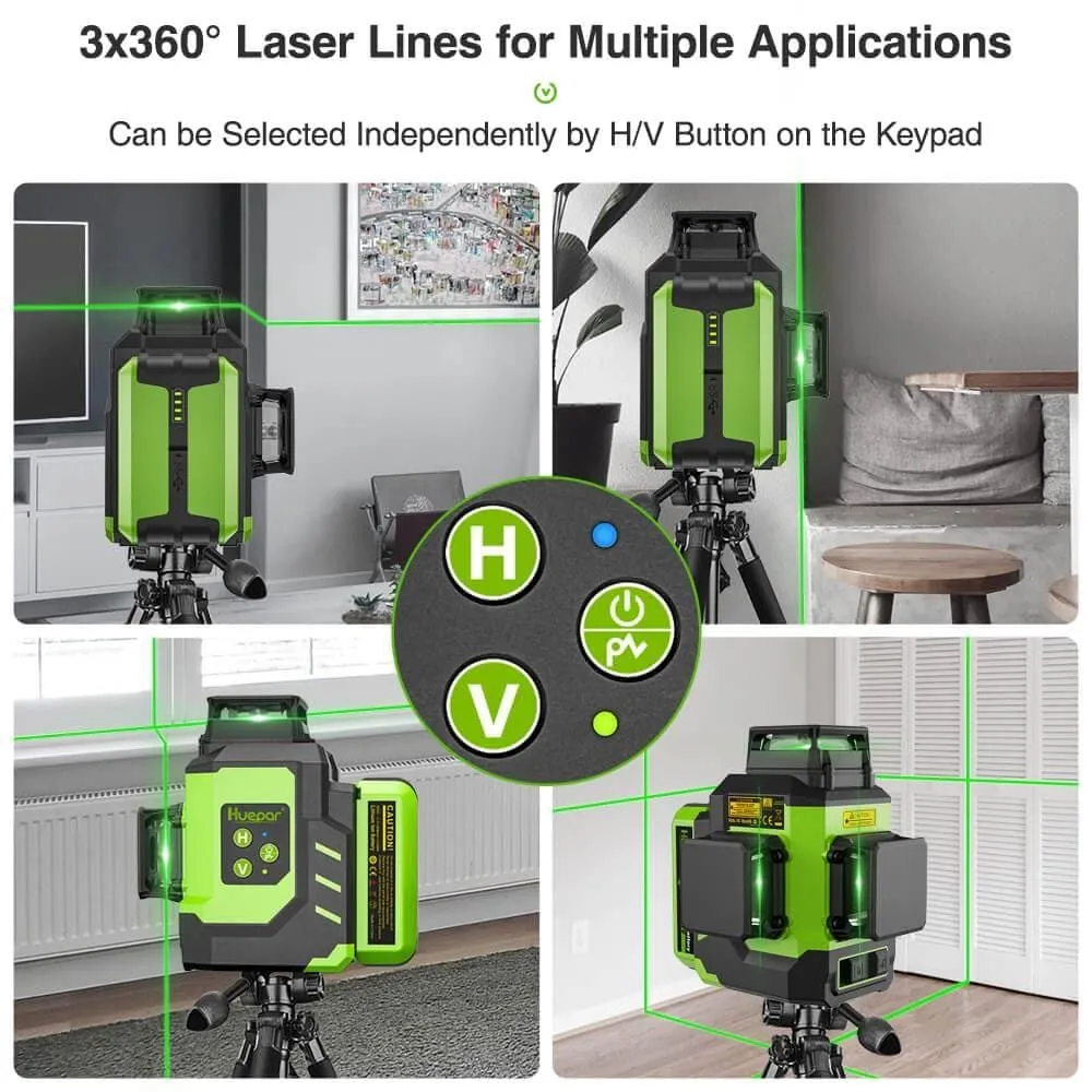 Advanced Huepar LS03CG Green Laser Level for Precision and Efficiency
