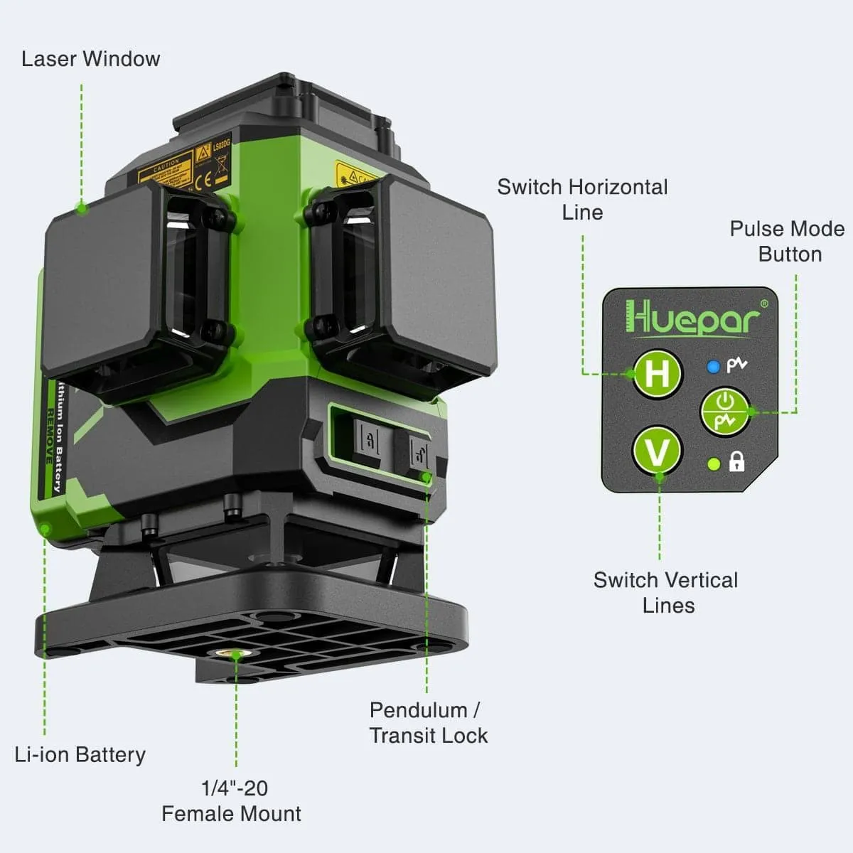 Huepar LS03DG Laser Level