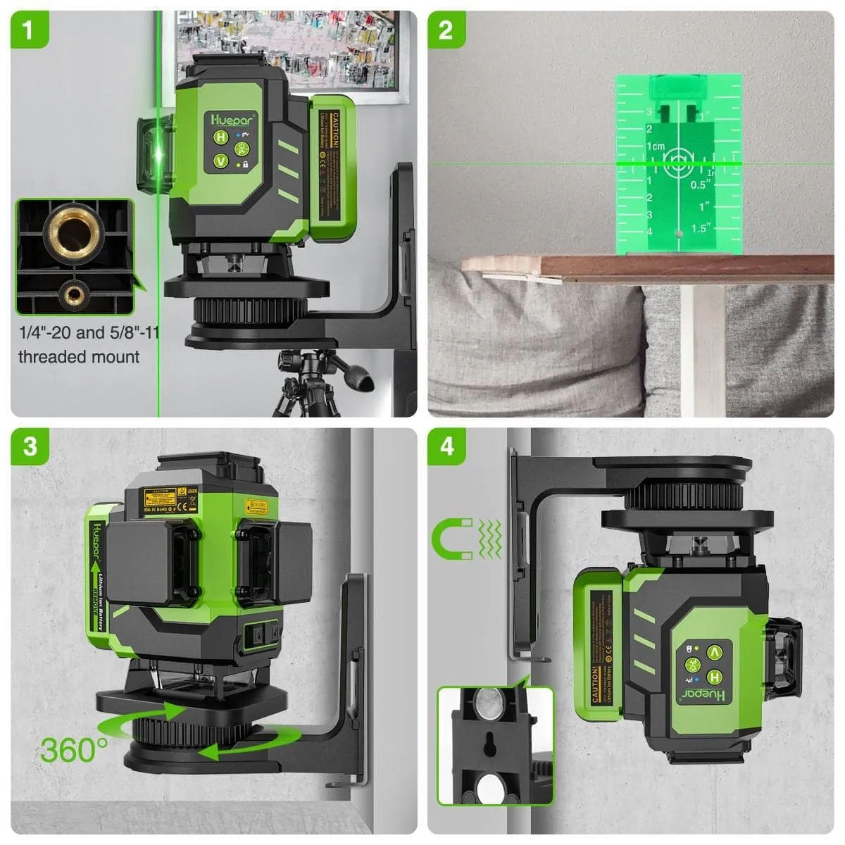 Huepar LS03DG Laser Level