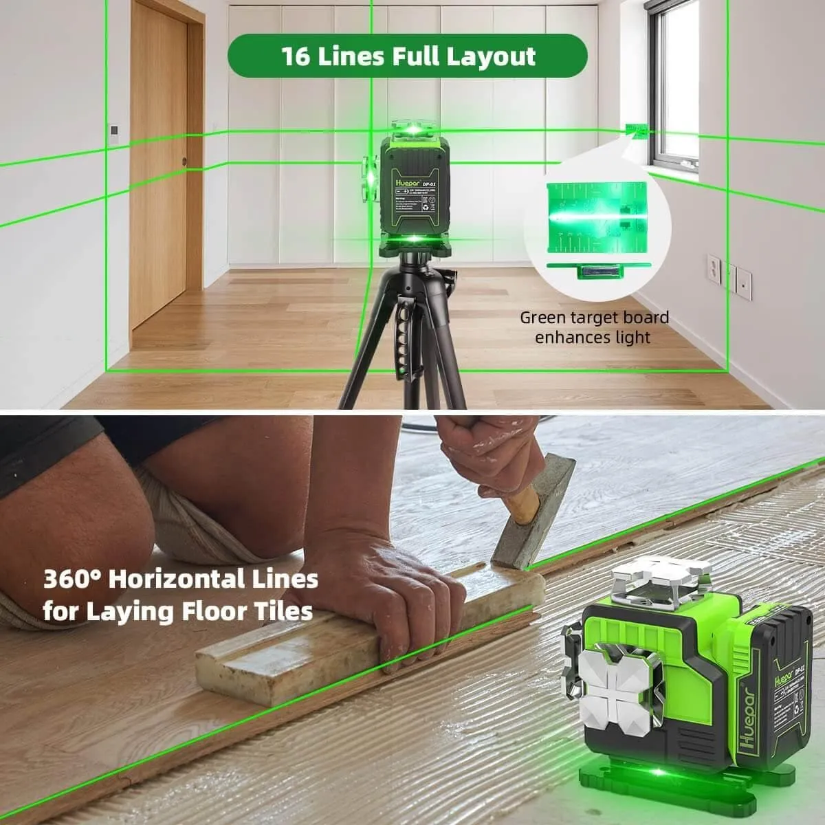 Huepar P04CG Laser Level