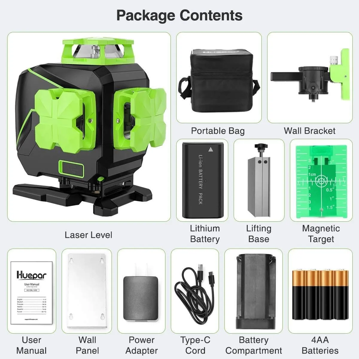Huepar S04CG-L Laser Level