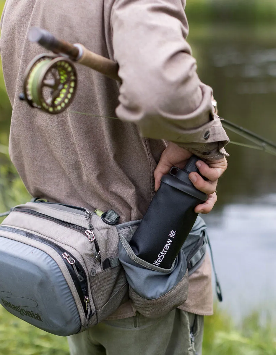 LifeStraw Peak Series Collapsible Squeeze 1L Bottle with Filter