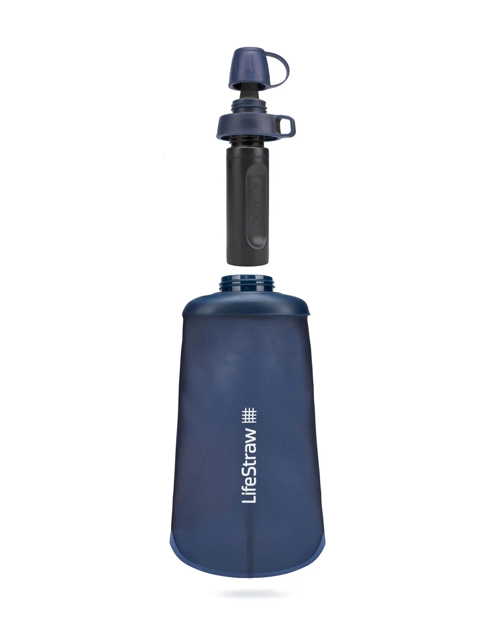 LifeStraw Peak Series Collapsible Squeeze 1L Bottle with Filter