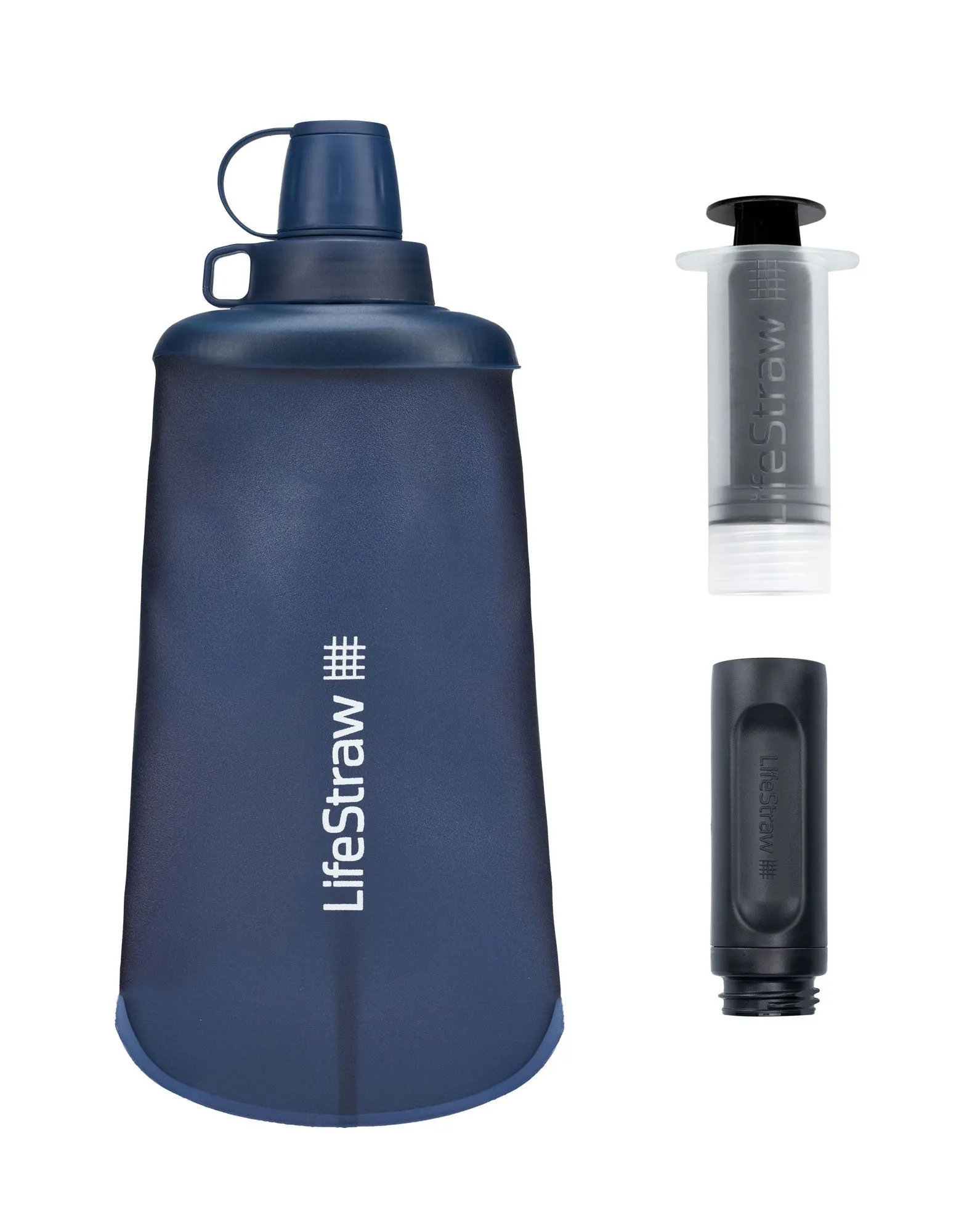 LifeStraw Peak Series Collapsible Squeeze 1L Bottle with Filter