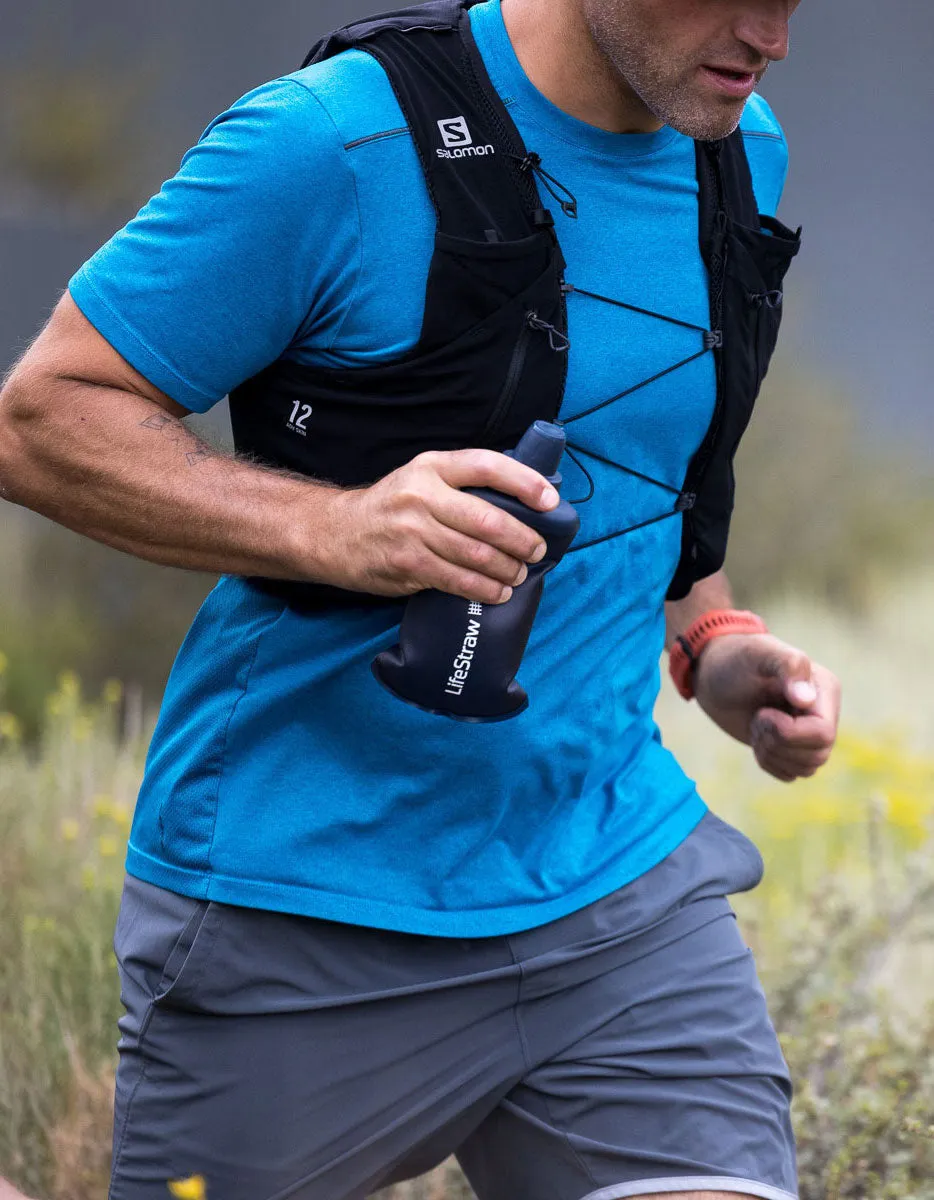 LifeStraw Peak Series Collapsible Squeeze 1L Bottle with Filter