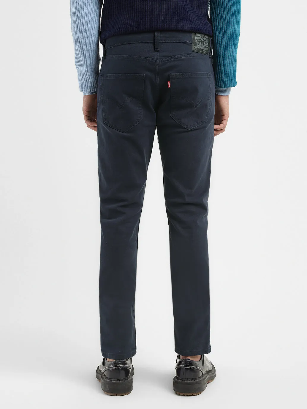 Men's 512 Navy Blue Slim Tapered Fit Mid Rise Jeans