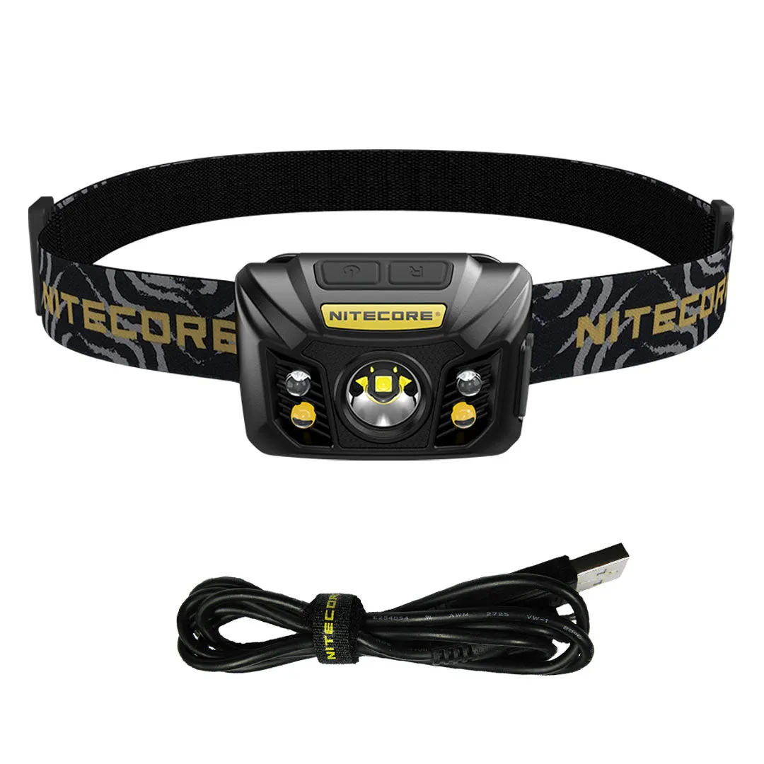 NITECORE NU32 550 Lumen LED Rechargeable Headlamp with White and Red Beams