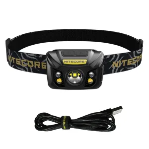 NITECORE NU32 550 Lumen LED Rechargeable Headlamp with White and Red Beams