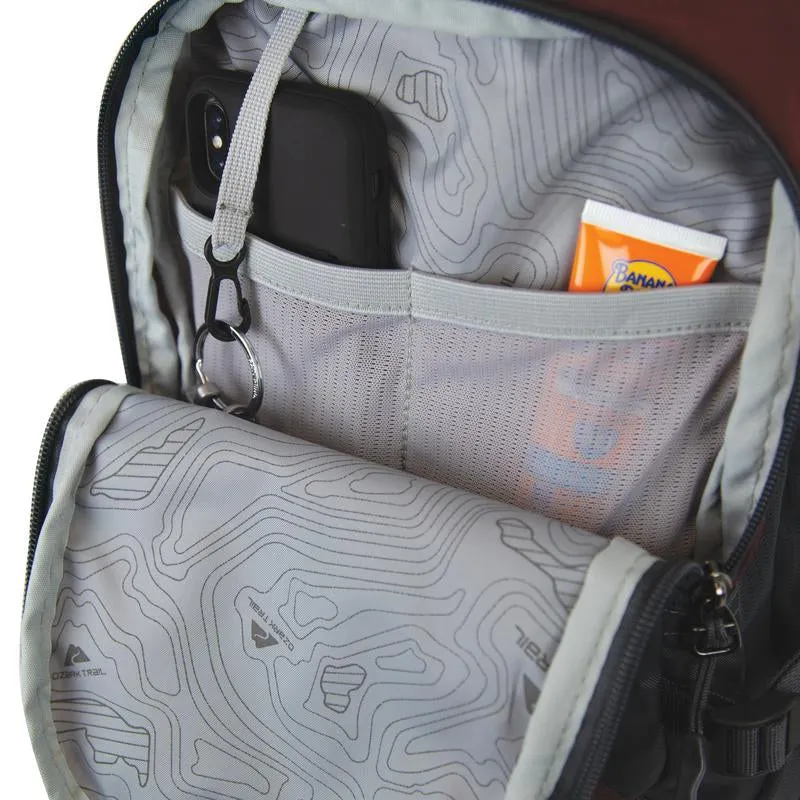 OT Backpack 23L Reverdale Hydration Backpack, Claret/Greystone