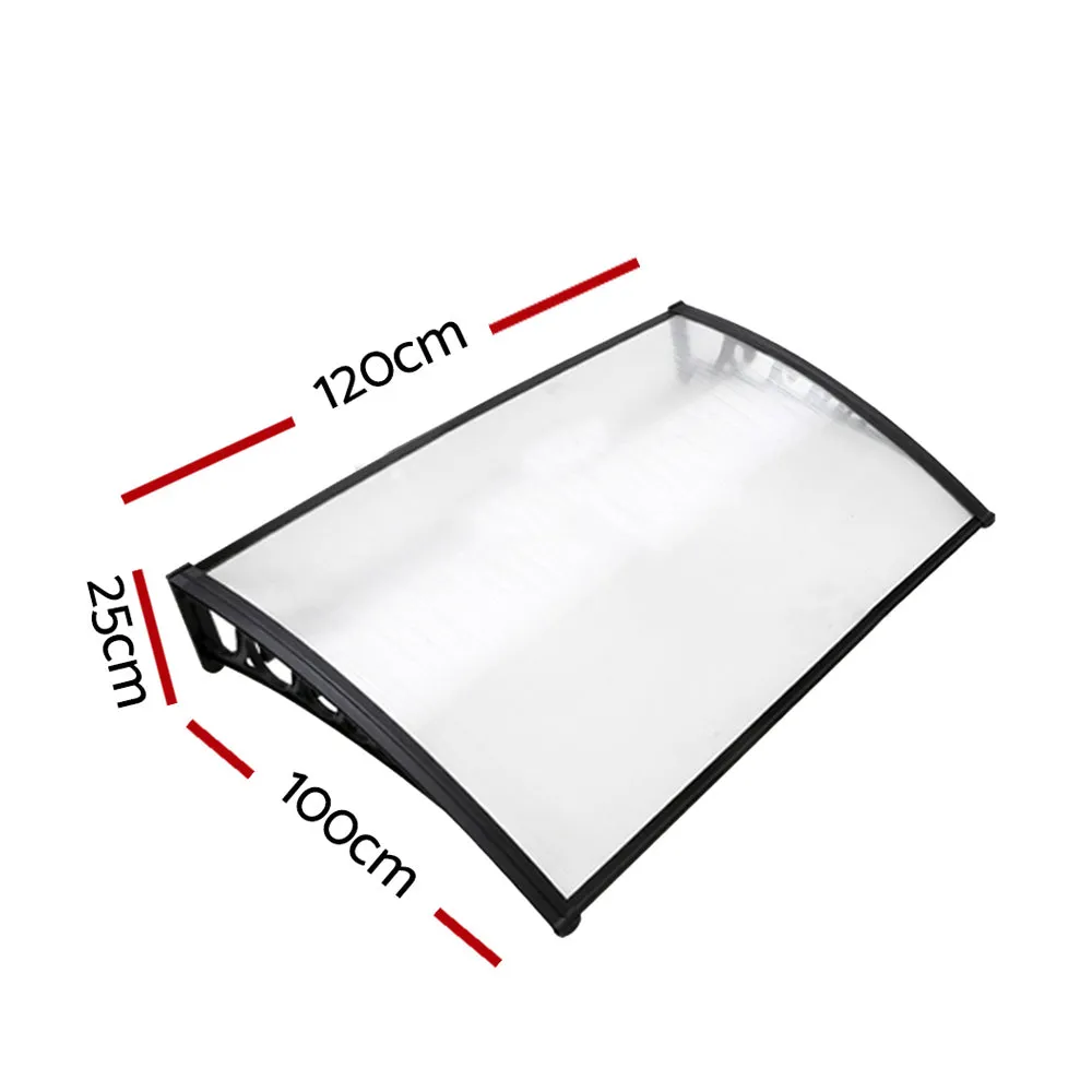 Outdoor DIY Door Window Awning French Style Cafe Canopy Sun Shield Rain Cover 1 x 1.2m