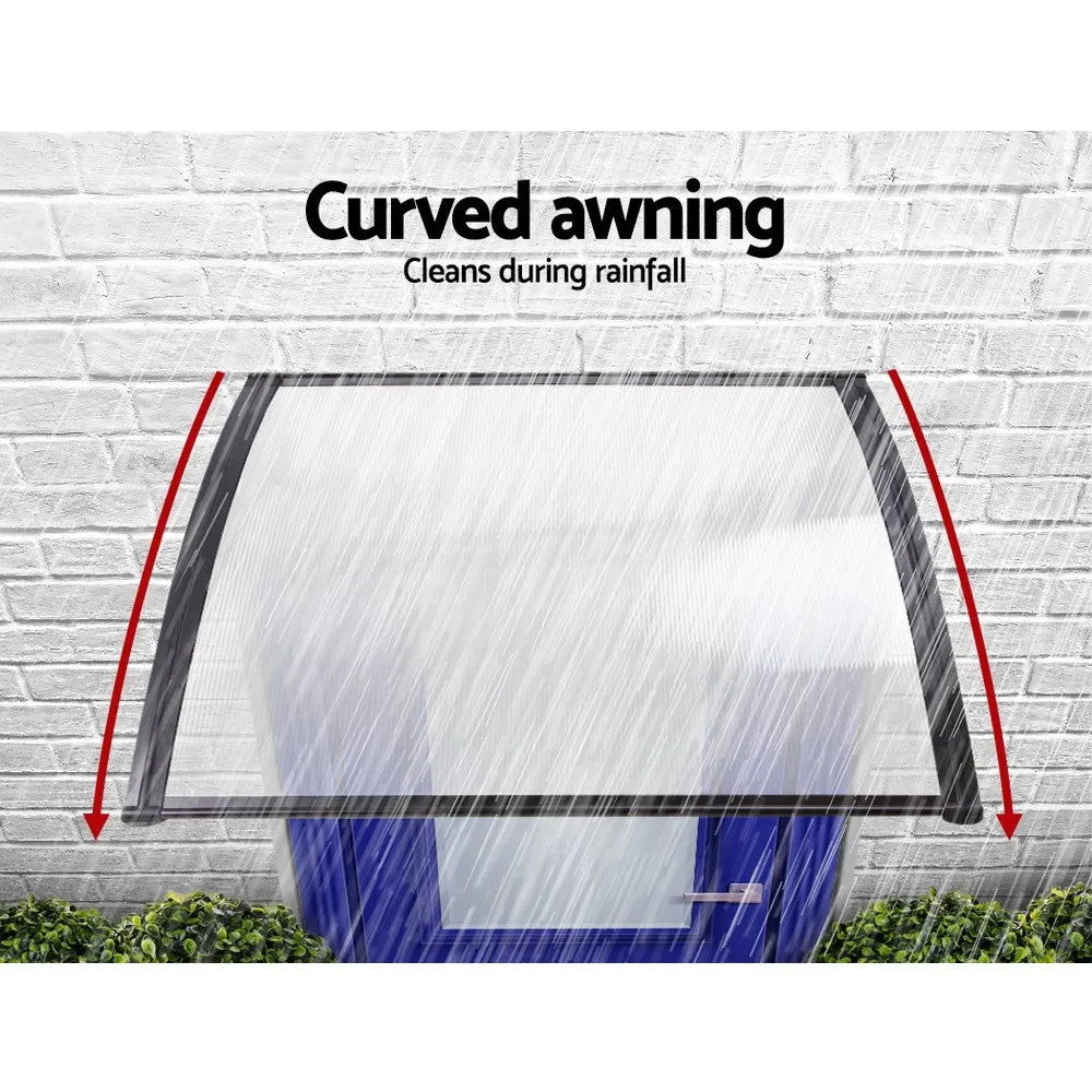 Outdoor DIY Door Window Awning French Style Cafe Canopy Sun Shield Rain Cover 1 x 1.2m