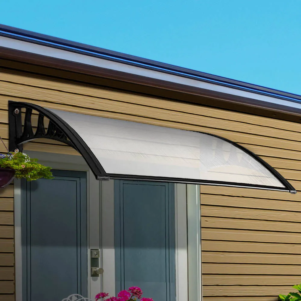 Outdoor DIY Door Window Awning French Style Cafe Canopy Sun Shield Rain Cover 1 x 1.2m