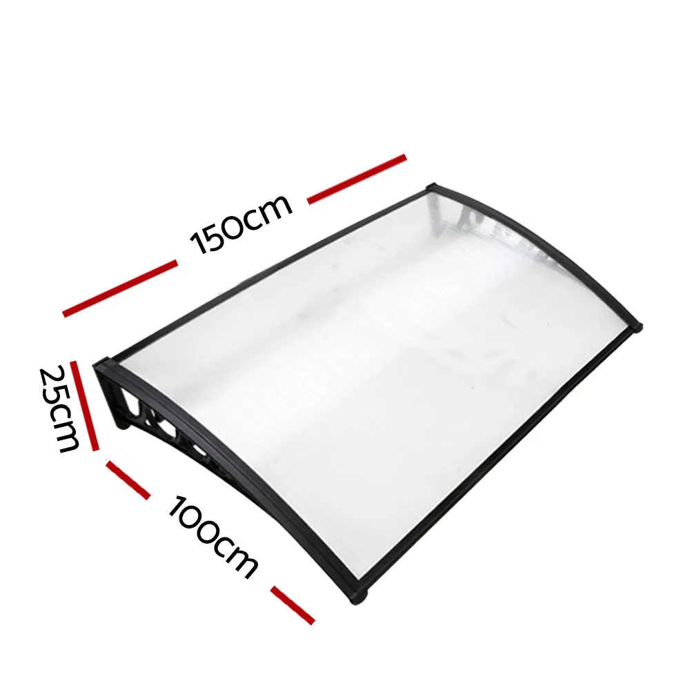 Outdoor DIY Door Window Awning French Style Cafe Canopy Sun Shield Rain Cover 1 x 1.5m