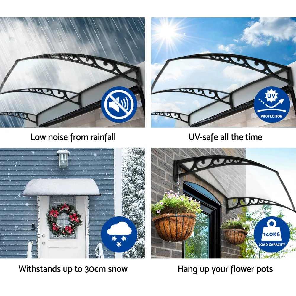 Outdoor DIY Door Window Awning French Style Cafe Canopy Sun Shield Rain Cover 1 x 1m