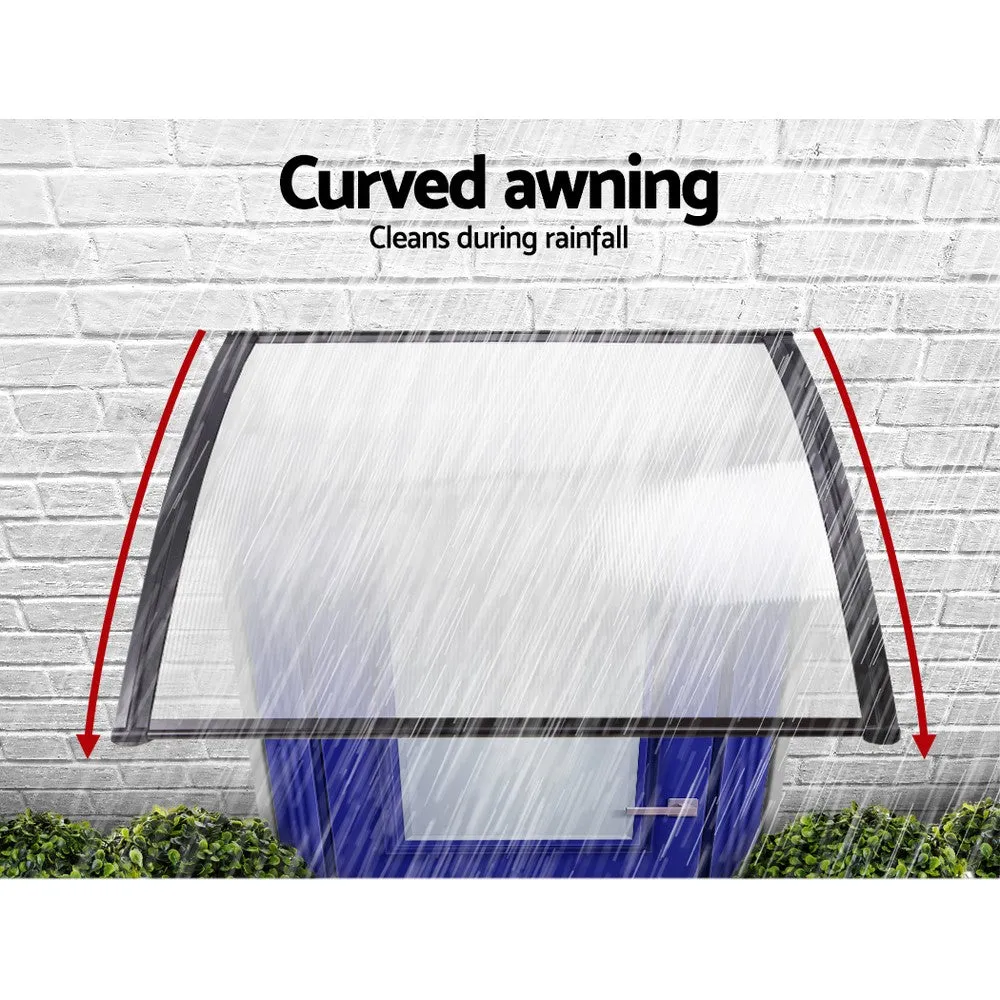 Outdoor DIY Door Window Awning French Style Cafe Canopy Sun Shield Rain Cover 1 x 4m