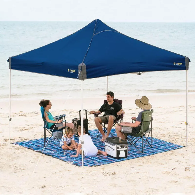 OZtrail Deluxe 3.0 Gazebo with Hydro Flow | Blue