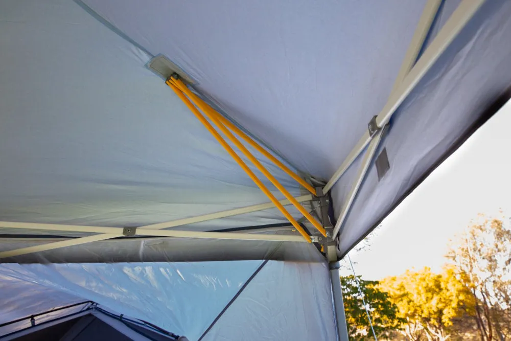OZtrail Deluxe 3.0 Gazebo with Hydro Flow | Blue
