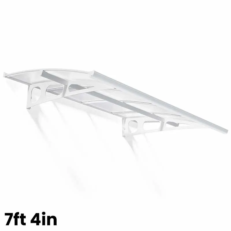 Palram Canopia Bordeaux Door Canopy White Mist